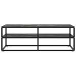 TV-Schrank D382 Marmor Schwarz Dekor