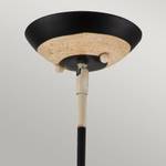 Lampe à suspension FILENA Noir - Doré - Blanc - Métal - Textile - 38 x 138 x 38 cm