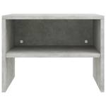 Table de chevet 297721-2 Gris - Bois manufacturé - 40 x 30 x 30 cm