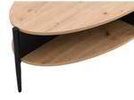 Table basse EVARO Noir - Bois manufacturé - 65 x 39 x 125 cm