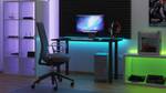 Gaming Schreibtisch TABLE LED Schwarz