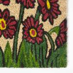 Fussmatte Blumengarten Beige - Textil - 40 x 1 x 70 cm