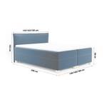 Boxspringbett Doppelbett Martines Bett Nachtblau - Breite: 160 cm