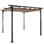 Pergola C42 Braun - Taupe - 350 x 350 cm