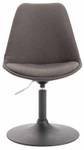 Chaise salle à manger Maverick Lot de 4 Gris lava - Noir