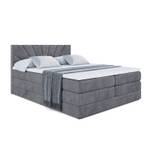 Boxspringbett MILTIO KING Steingrau - Breite: 200 cm