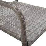 Garten-Essgruppe (3-teilig) 3009977-1 Grau - Metall - Polyrattan - 80 x 74 x 80 cm