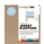 Spannbettlaken Jersey Elasthan Hellblau - Breite: 140 cm