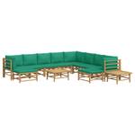 Salon de jardin 3028491-32 (lot de 12) Marron - Vert