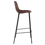 Tabouret de bar Henrik (Lot de 2) Marron foncé