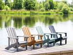 Chaise de jardin ADIRONDACK Vert clair