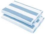 Saunatuch 00000299 2er-Set Blau - Textil - 70 x 1 x 180 cm