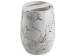 Badezimmer-Zubehör CALLELA 6-tlg Schwarz - Weiß - Keramik - 9 x 21 x 9 cm