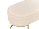 Banc MILRY Beige - Crème - Doré