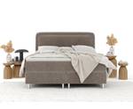 Boxspringbett Salvi Taupe - Breite: 200 cm