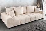 XXL Sofa ELEGANCIA Beige - Textil - 285 x 90 x 106 cm