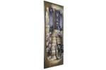 Metallbild Romantische Idylle Blau - Metall - 60 x 90 x 6 cm