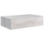 Elegante Schubladenregale - 2er Set Beton Dekor - Breite: 40 cm