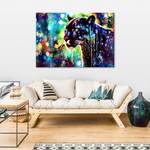 KUNSTDRUCK Prismatic Panther 2 100 x 70 cm