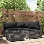 Salon de jardin 3029628-3 (lot de 4) Gris