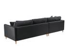 Chaiselongsofa Marino Deluxe Schwarz