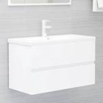 Meuble lavabo avec bassin 3007833-3 Blanc - Largeur : 80 cm