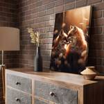 Leinwandbild Fox Romantic 80 x 120 cm