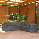 Garten-Lounge-Set (5-teilig) 3013632-16 Anthrazit - Grau - Anzahl Teile im Set: 5