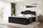 Boxspringbett VILA-1-Z Schwarz - Breite: 200 cm - H4