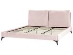 Doppelbett MELLE Schwarz - Pink - Breite: 196 cm