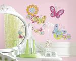 Stickers BRUSHWORK BUTTERFLY Matière plastique - Textile - 25 x 24 x 24 cm