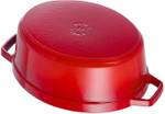 Kasserolle Cocotte Rot - Stein - 2 x 16 x 29 cm