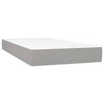 Boxspringbett 3017290-9 Hellgrau - 90 x 203 cm