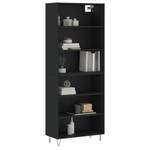 Highboard DE1230 Schwarz - Holzwerkstoff - 33 x 180 x 70 cm