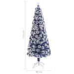 Arbre de noël artificiel Bleu - Métal - 90 x 210 x 90 cm