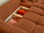 Ecksofa CROCUS Orange