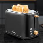 Toaster Schwarz - Kunststoff - 18 x 20 x 30 cm