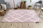 Tapis Berber Troik A0010 Rose Et Blan