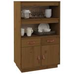 Highboard DE4157 Massivholz - 40 x 109 x 67 cm