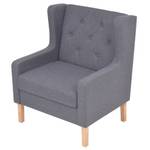 Sofa 295399-2 (2-teilig) Grau - Holzwerkstoff - Metall - Textil - 76 x 90 x 68 cm