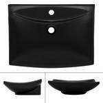 lavabo 61x45,5x18,5 cm noir Céramique