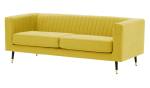 Dreisitzer-Sofa Slender Gelb