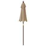 Parasol de jardin 3028551 Taupe