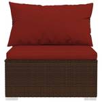 Garten-Lounge-Set (7-teilig) 3013633-15 Braun - Rot