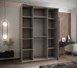 Armoire Lux 1 Beige - Noir - Largeur : 170 cm