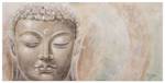 Acrylbild handgemalt Harmonie der Seele Beige - Massivholz - Textil - 120 x 60 x 4 cm