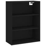 Highboard DE3481 Schwarz - Holzwerkstoff - 34 x 180 x 70 cm