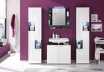 Armoire de toilette Tetis Bad Blanc brillant / Graphite