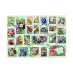 Puzzle Briefmarkenblumensammlung