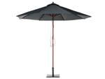 Parasol droit TOSCANA Gris foncé - Doré - Gris - Chêne foncé